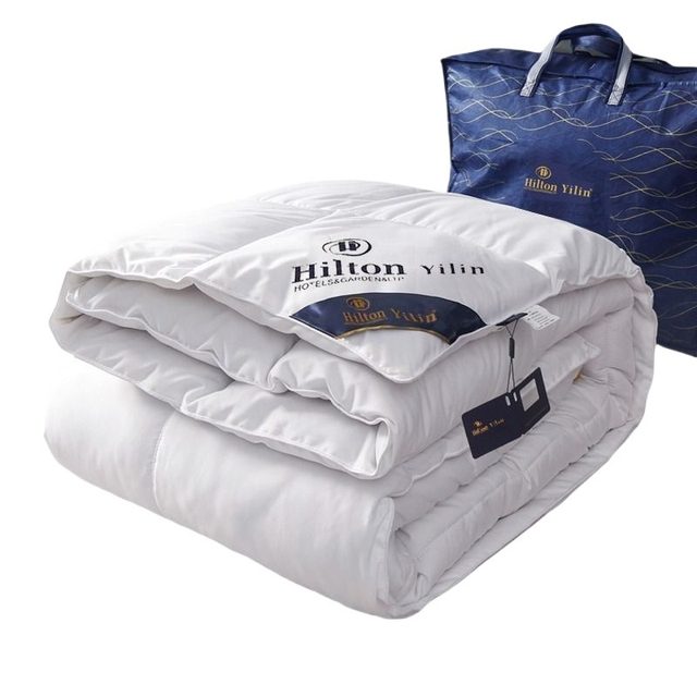 Five-star hotel feather velvet quilt thickened warm quilt in summer cool quilt in spring and autumn quilt in winter quilt universal fluffy in all seasons