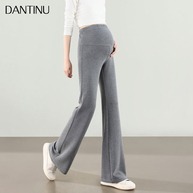 2025 spring and autumn new styles of outer wear bell-bottom pants autumn thin trousers yoga leggings autumn clothes