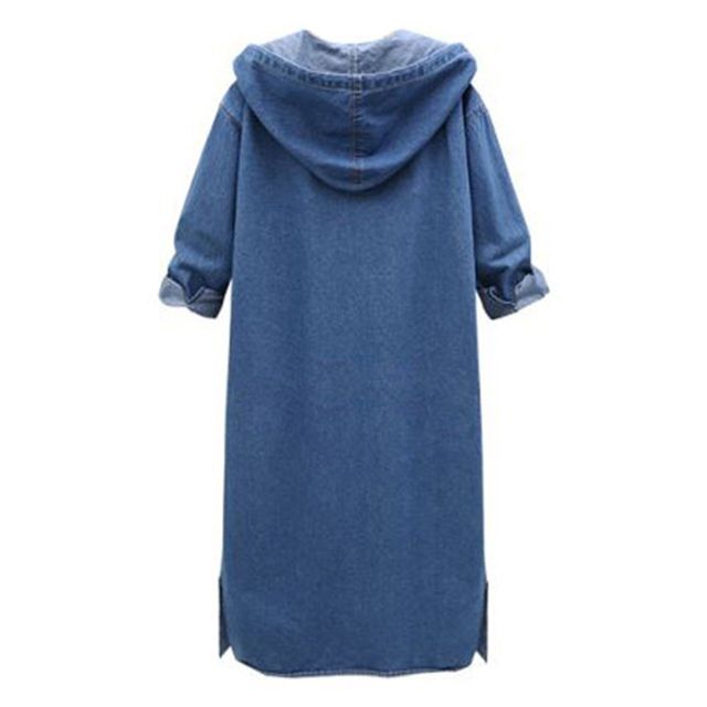 Autumn New Denim Jacket Women Korean Loose Long Jeans Jacket