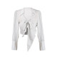 miorastudio French retro polka dot white shirt for women with niche design spring strap bow top