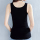 Pure cotton camisole women's summer outer wear thin simple slim fit inner wear trendy solid color bottoming shirt sleeveless top