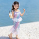 New mermaid costume girls swimsuit mid-large children bikini children princess beach swimsuit set