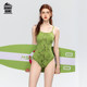 One-piece swimsuit for women 2025 new professional sports racing swimming pool hot spring triangle quick-drying anti-chlorine swimsuit