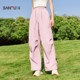 Sanfu sunscreen pants for women 2025 new summer outdoor outfit high waist casual loose wide-leg work pants for women