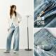 Senrou denim shopping mall with the same Morima jeans female high waist wide leg pants 2025 new spring trousers street