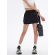 Large size American work skirt female fat girl high waist slimming mm hips 2024 summer thin casual pants skirt trendy