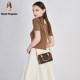Hush Puppies women's bag new fashion retro old flower handbag women's shoulder crossbody bag Boston pillow bag