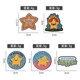 You are awesome cute star phrase cartoon brooch metal badge student backpack clothes pendant accessories medal