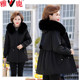 Yalu mother winter coat jacket 2025 new cotton coat for middle-aged and elderly women autumn and winter plus velvet cotton coat