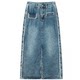 Elegant retro high waist fashionable Korean version of work date slim A-shaped skirt summer age-reducing versatile and beautiful women