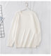 300jin [Jin is equal to 0.5 kg] Extra -size plus fat sweater female 200 autumn and winter fat MM loose thickness, thin and elastic bottom sweater
