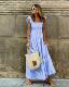 Cross -border independent station Amazon Europe and the United States on the streets of summer women's clothing grid strands
