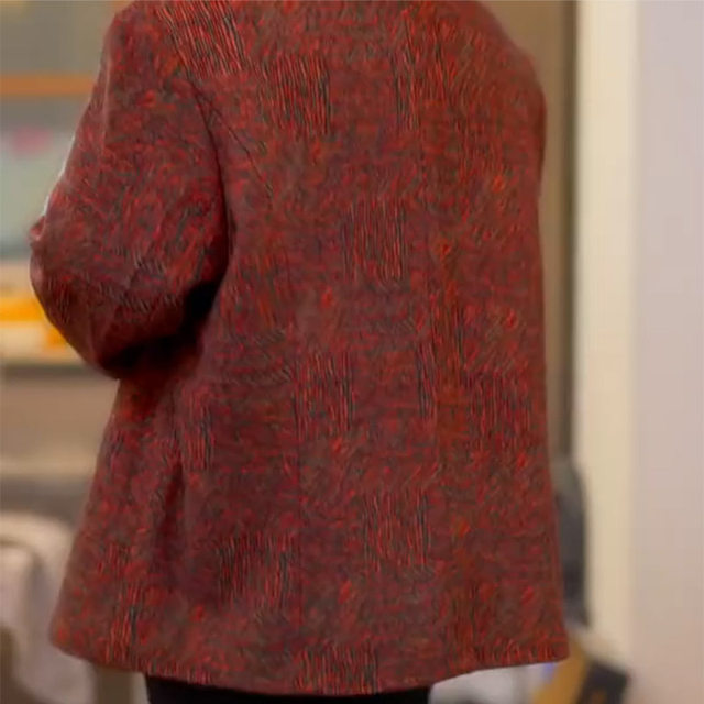 Fat grandma in winter plus velvet thickened elderly jacket large size women's clothing plus fat and mothers autumn clothes elderly clothes
