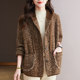 Autumn and winter Korean style loose and high-end hooded women's short coat woolen coat casual pocket fashion mom wear