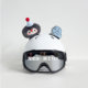 
Hot selling ski helmet set decoration cute sun protection cartoon single and double board helmet decoration men's and women's motorcycle helmet decoration