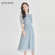 French bow streamer bead dress for women 2024 summer new BuouBuou
