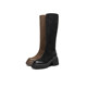 Red dragonfly long boots autumn and winter plus velvet elastic slim boots women's shoes thick sole thick heel high boots women retro trendy