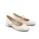 Commuter Star Track 4.5cm thick heel Mary Jane Women's Shoes French Diamond Chain Square Toe Light Mouth Single Shoes