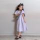 
Day Trend Running UNIQLO Girls' Flare Sleeve Dress Short Sleeve 01 OFF WHITE KIDS