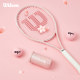 Wilson Wilson 2025 new cherry blossom pink tennis racket for girls beginner carbon adult advanced racket