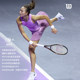 Wilson Will win Zheng Qinwen's tennis racket with the same style as Federer professional shooting PRO STAFF V14
