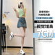 High-waisted denim short skirt for women in 2025 new summer slim large size small A-line hip skirt skirt