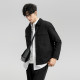 Snow Fly 2025 autumn new men's lapel business casual buckle windproof sleeve solid color slim jacket jacket