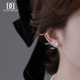 S999 sterling silver natural freshwater pearl earrings for women, high-end ear piercing small earrings, washable and sleep-free, exquisite earrings