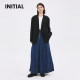 
INITIAL25 summer new flat collar handsome style off-shoulder light and light people wear suit jacket for women XX144