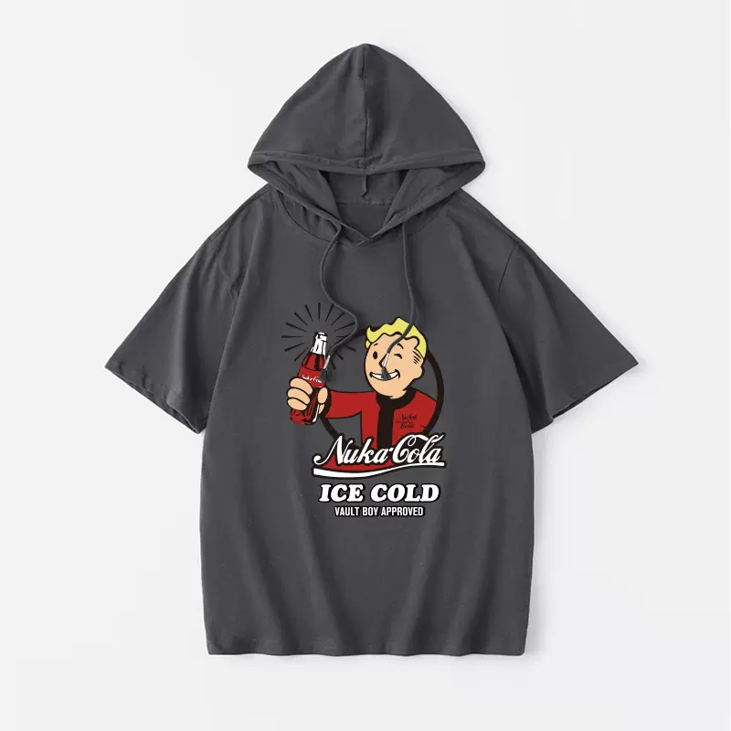 Ps4 Xbox游戏fallout哔哔小子辐射核子可乐t恤短袖潮衣服