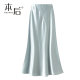 9860 Thin irregular satin fishtail skirt summer women's long skirt new slim and elegant skirt imitates jealous
