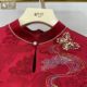 
Acetic acid mother-in-law's new style small mother dress wedding dress cheongsam Chinese wedding dress can be worn normally