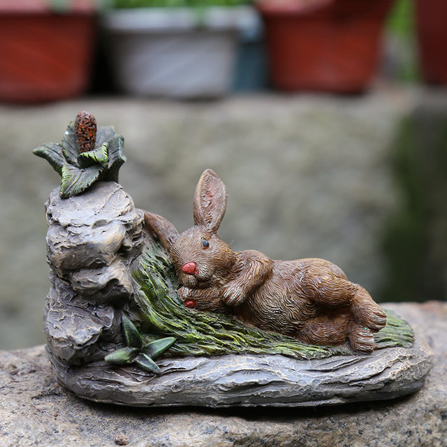 Garden grocery courtyard small decoration creative gardening decoration resin crafts outdoor decoration
