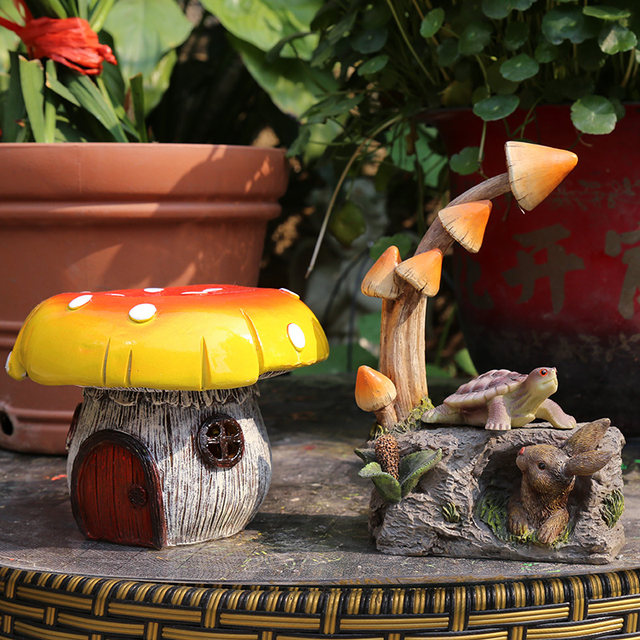 Garden grocery courtyard small decoration creative gardening decoration resin crafts outdoor decoration
