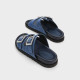 CHARLES/KEITH25 summer new model CK1-71720088 bright diamond square buckle thick sole Birken exterior slippers