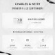CHARLES/KEITH25 Summer New CK1-70381123 Pointed Toe Flat Chain Diamond Decoration Sandals Single Shoes

