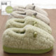 Cotton slippers women's winter heel home indoor 2025 new thick-soled plush belt heel postpartum cotton shoes women's model