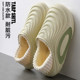 Waterproof cotton slippers men's winter 2025 new indoor home thick-soled non-slip plus velvet warm cotton shoes for men's outer wear
