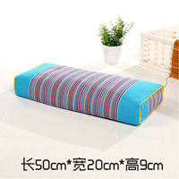 Shandong old coarse cloth pure cotton pillow buckwheat skin pillow adult cervical spine square pillow removable and washable cervical spine pillow special price