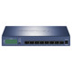 Pulian TP-LINK TL-ST1008F full 10G 8-port fiber optic Ethernet switch eight SFP+ optical ports high-speed 10G network optical communication splitter steel shell non-network management no configuration required