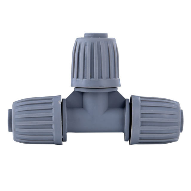 Greenhouse 16 three-way straight-through elbow plug horticulture agriculture automatic watering micro-spray irrigation sprinkler accessories
