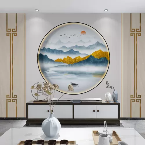 江南山水风景墙纸 新人首单立减十元 22年2月 淘宝海外