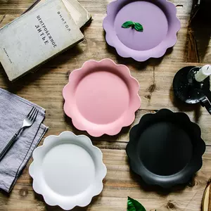 磨砂花型盘 新人首单立减十元 22年5月 淘宝海外