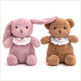 Spring kindergarten Teddy Bear Doll Plush Toys Little Rabbit Dog and Sheep Hold Sleeping Doll Valentine's Day Gift