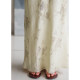 Fildan slim and slim fishtail skirt with slit long skirt New Chinese floral side zipper skirt 0055