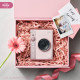 Fuji mini evo warm rose camera gift box contains instant photo paper digital analog mini camera