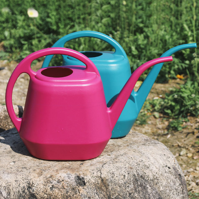Gardening green plant flower watering kettle living room balcony potted plant watering kettle home creative long mouth plastic watering kettle