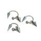 
Titanium Steel Earrings Little Devil's Point Cone Pendant Earrings Horseshoe Ring Ear Bone Snail Personality Hip Hop Dark Niche Ear Wheels