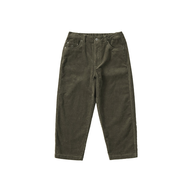 For tea, go to chichaqu2025 heavy corduroy tapered nine-point pants, classic retro, loose, casual and versatile