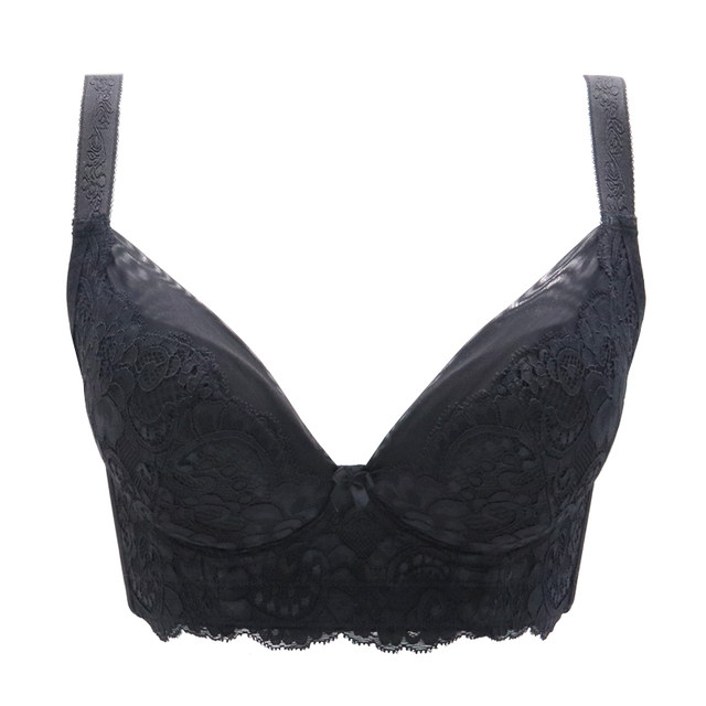 Beauty salon underwear women's push-up adjustable bra shaping top anti-sagging cup correction side breast underwear